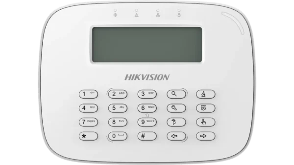 Teclado para alarma con cable Hikvision DS-PK-LRT